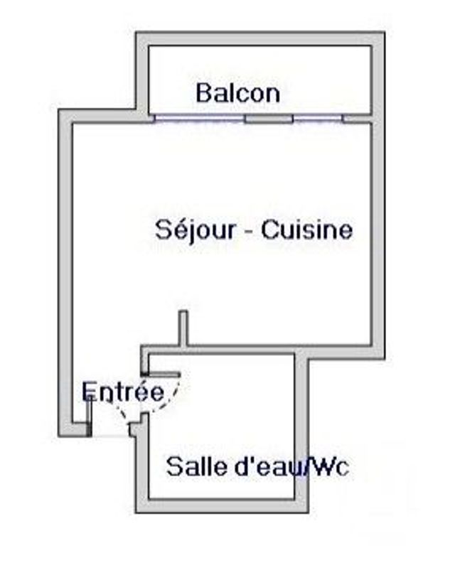 Appartement Studio à vendre - 1 pièce - 17,37 m2 - Montpellier - 34 - LANGUEDOC-ROUSSILLON