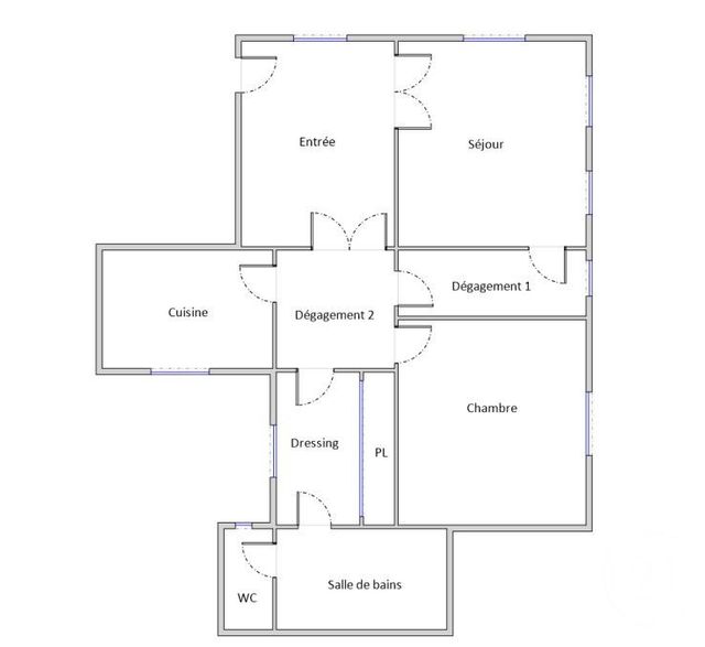 Appartement F2 à vendre - 5 pièces - 89 m2 - Montpellier - 34 - LANGUEDOC-ROUSSILLON