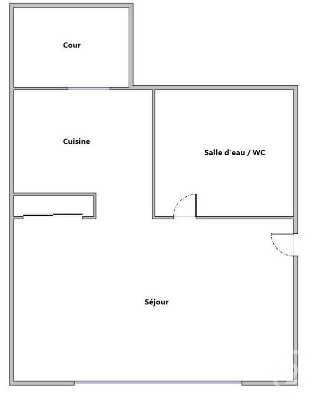 Appartement F1 à vendre - 1 pièce - 21,10 m2 - Montpellier - 34 - LANGUEDOC-ROUSSILLON