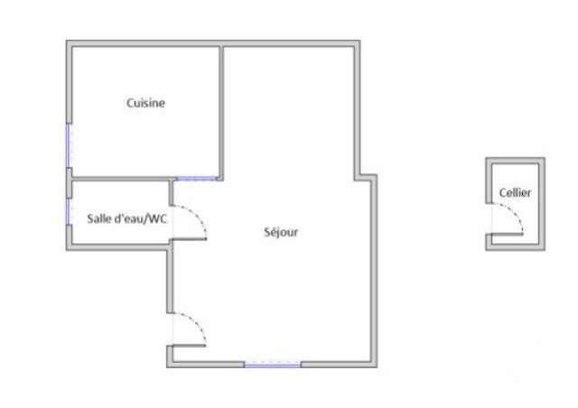 Appartement F1 à vendre - 1 pièce - 25,70 m2 - Montpellier - 34 - LANGUEDOC-ROUSSILLON