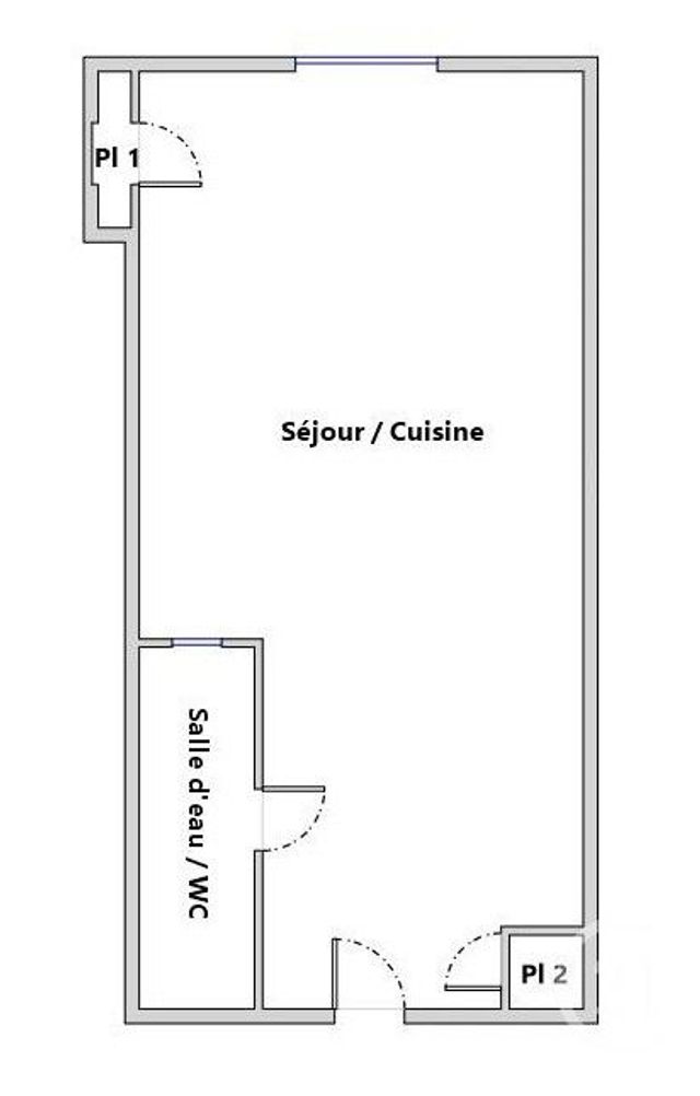 Appartement Studio à vendre - 1 pièce - 18,73 m2 - Montpellier - 34 - LANGUEDOC-ROUSSILLON