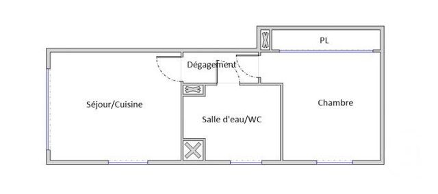 Appartement F2 &agrave; vendre - 2 pi&egrave;ces - 30,41 m2 - Montpellier - 34 - LANGUEDOC-ROUSSILLON
