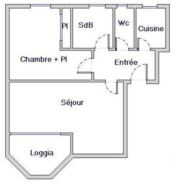 Appartement F2 à vendre - 2 pièces - 44,61 m2 - Montpellier - 34 - LANGUEDOC-ROUSSILLON