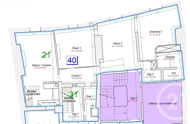 Appartement Ff3 &agrave; vendre - 4 pi&egrave;ces - 101 m2 - Montpellier - 34 - LANGUEDOC-ROUSSILLON