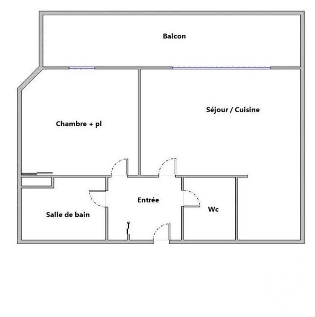 Appartement F2 &agrave; vendre - 2 pi&egrave;ces - 47,57 m2 - Juvignac - 34 - LANGUEDOC-ROUSSILLON