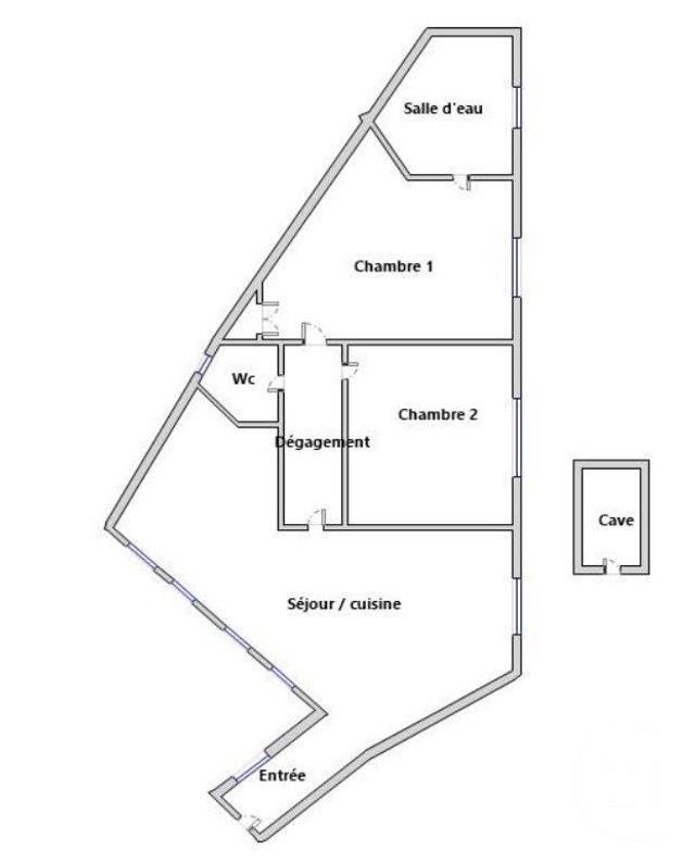 Appartement F3 &agrave; vendre - 3 pi&egrave;ces - 54,65 m2 - Montpellier - 34 - LANGUEDOC-ROUSSILLON