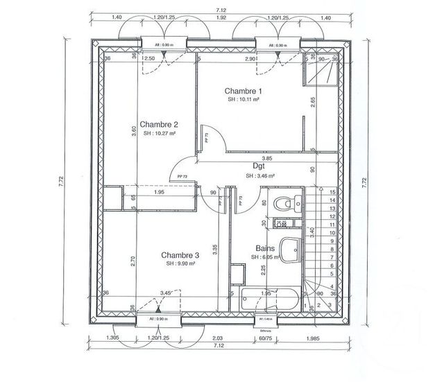 Maison &agrave; vendre - 4 pi&egrave;ces - 81,18 m2 - St Drezery - 34 - LANGUEDOC-ROUSSILLON