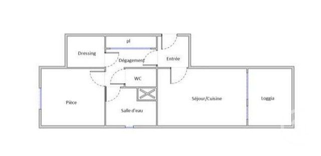 Appartement F2 à vendre - 2 pièces - 36,01 m2 - Montpellier - 34 - LANGUEDOC-ROUSSILLON