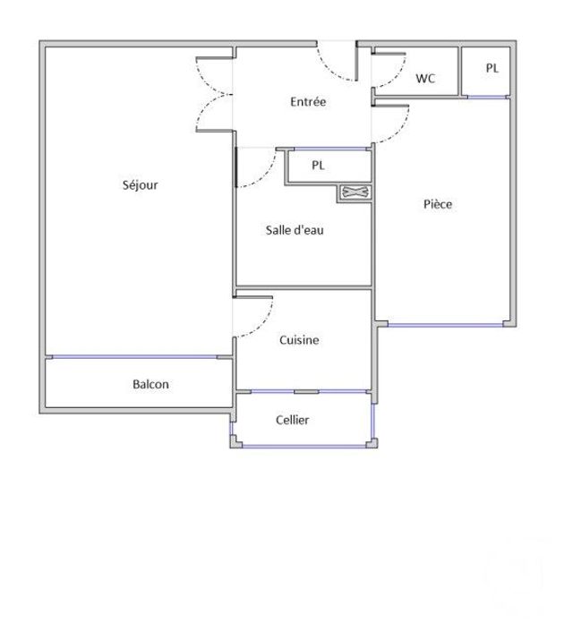 Appartement F2 &agrave; vendre - 2 pi&egrave;ces - 35,58 m2 - Montpellier - 34 - LANGUEDOC-ROUSSILLON