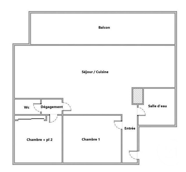 Appartement F3 à vendre - 3 pièces - 75,09 m2 - Montpellier - 34 - LANGUEDOC-ROUSSILLON