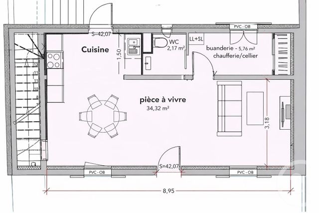 Maison &agrave; louer - 4 pi&egrave;ces - 90 m2 - St Maur Des Fosses - 94 - ILE-DE-FRANCE