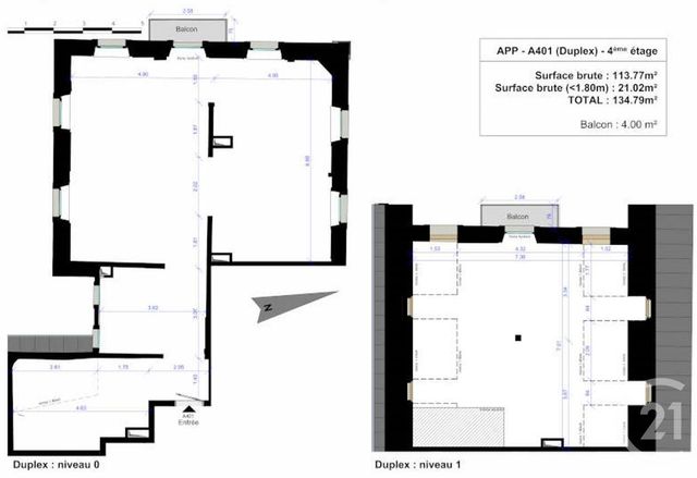 Appartement F5 à vendre - 5 pièces - 124,28 m2 - Chamonix Mont Blanc - 74 - RHONE-ALPES