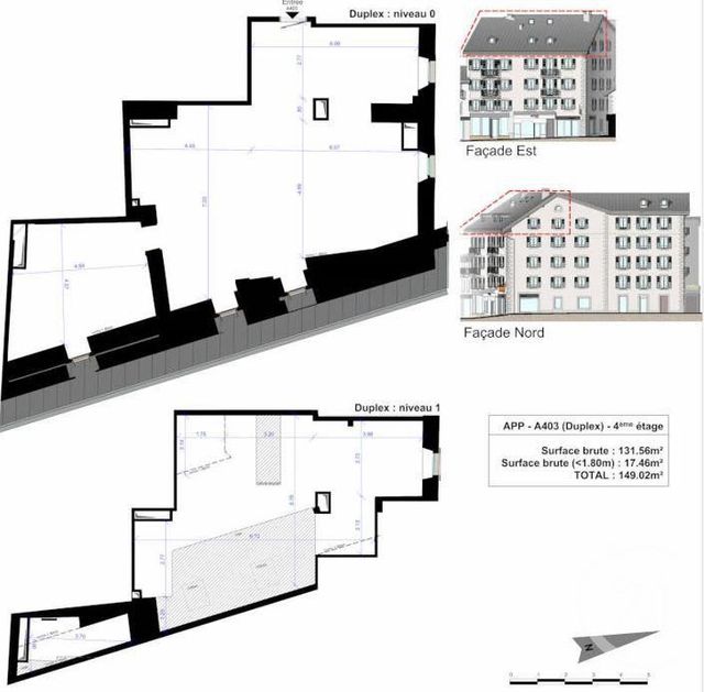 Appartement F5 à vendre - 5 pièces - 140,29 m2 - Chamonix Mont Blanc - 74 - RHONE-ALPES