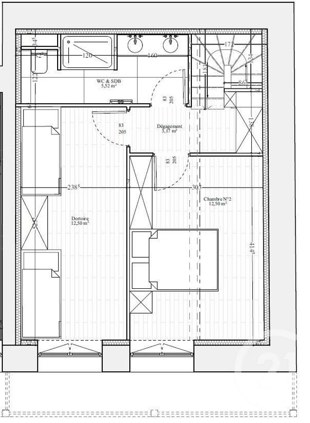 Appartement F4 &agrave; vendre - 4 pi&egrave;ces - 111,16 m2 - Chamonix Mont Blanc - 74 - RHONE-ALPES