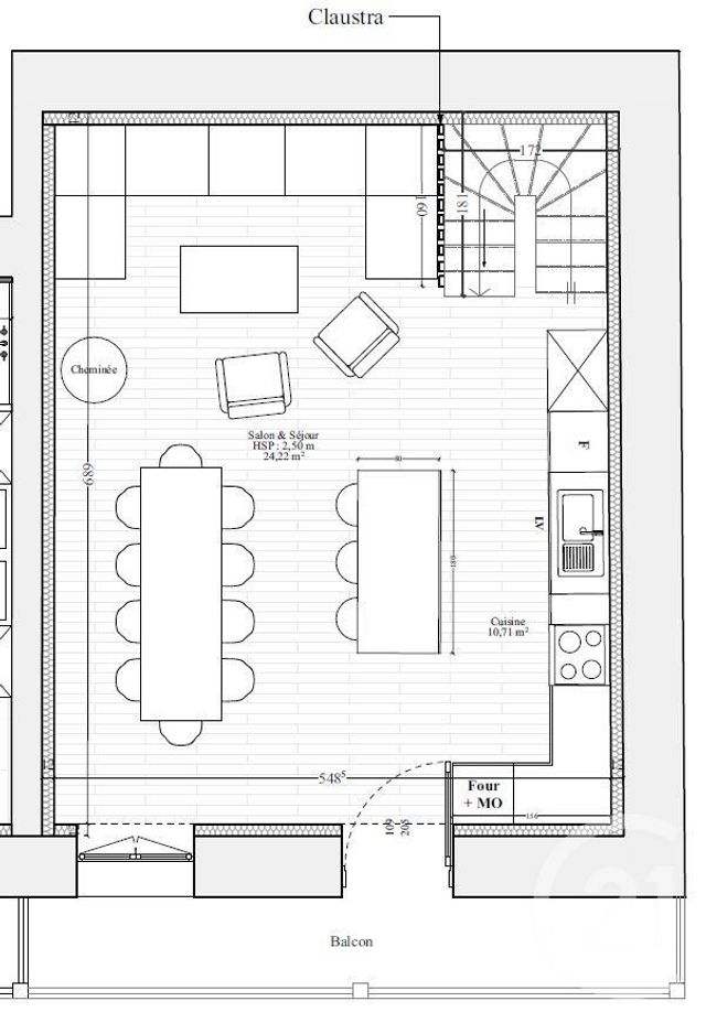 Appartement F4 &agrave; vendre - 4 pi&egrave;ces - 111,16 m2 - Chamonix Mont Blanc - 74 - RHONE-ALPES