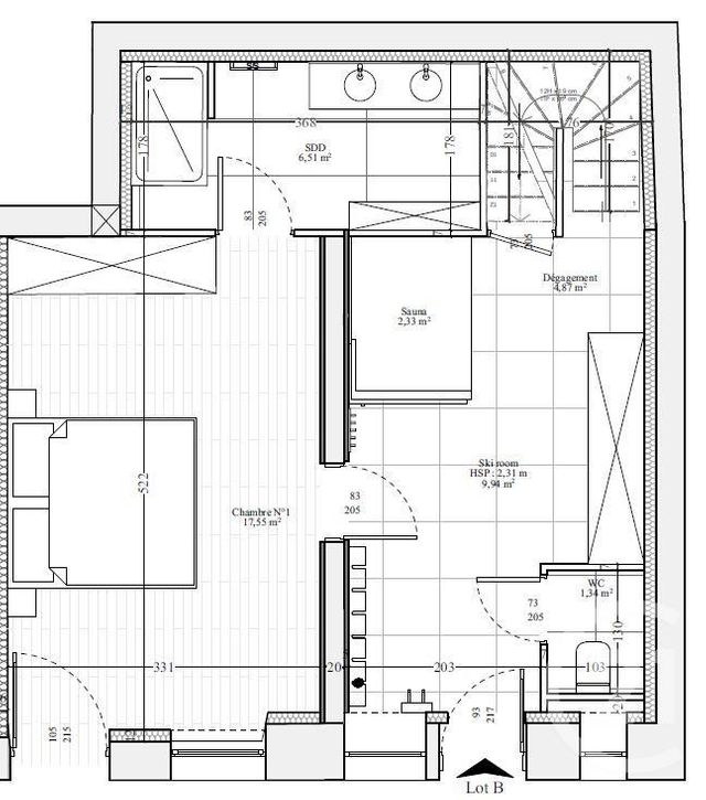Appartement F4 &agrave; vendre - 4 pi&egrave;ces - 111,16 m2 - Chamonix Mont Blanc - 74 - RHONE-ALPES
