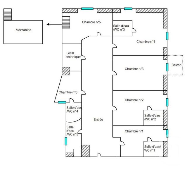 Appartement F7 &agrave; vendre - 7 pi&egrave;ces - 85,73 m2 - Nice - 06 - PROVENCE-ALPES-COTE-D-AZUR