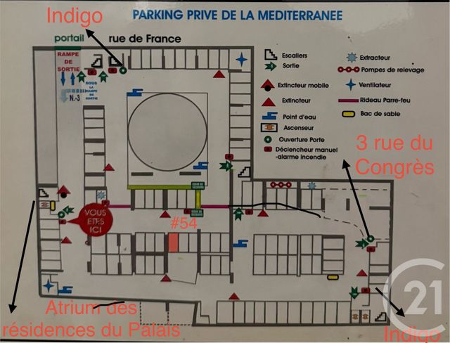 Parking &agrave; vendre - 13 m2 - Nice - 06 - PROVENCE-ALPES-COTE-D-AZUR