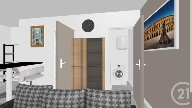 Appartement T1 à vendre - 1 pièce - 32 m2 - Nimes - 30 - LANGUEDOC-ROUSSILLON