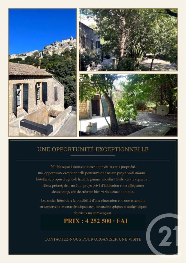 Maison &agrave; vendre - 15 pi&egrave;ces - 650 m2 - Les Baux De Provence - 13 - PROVENCE-ALPES-COTE-D-AZUR