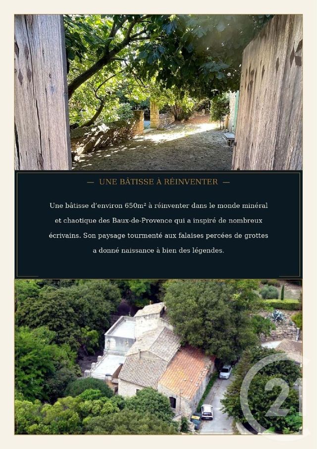 Maison &agrave; vendre - 15 pi&egrave;ces - 650 m2 - Les Baux De Provence - 13 - PROVENCE-ALPES-COTE-D-AZUR