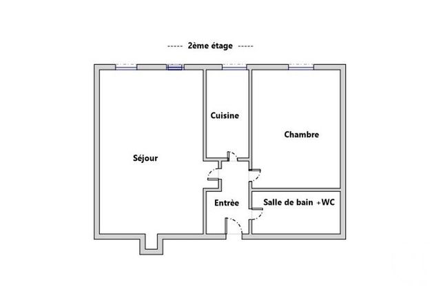 Appartement F3 bis à vendre - 3 pièces - 50 m2 - Paris - 75009 - ILE-DE-FRANCE