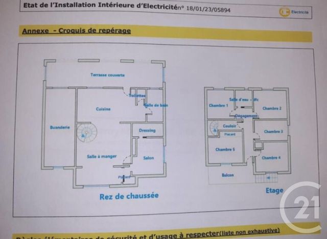 Maison &agrave; vendre - 7 pi&egrave;ces - 132 m2 - Couzeix - 87 - LIMOUSIN
