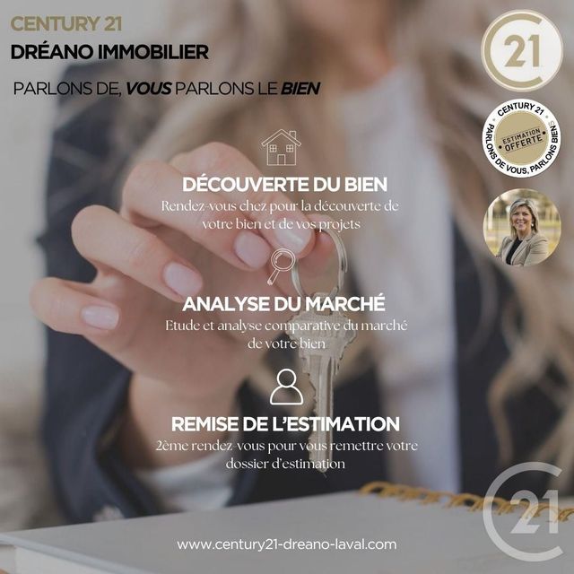 Maison &agrave; vendre - 4 pi&egrave;ces - 77,55 m2 - Cuille - 53 - PAYS-DE-LOIRE