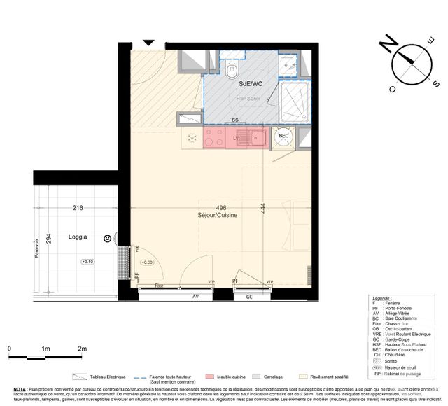 Appartement T1 à vendre - 1 pièce - 30,28 m2 - Nantes - 44 - PAYS-DE-LOIRE