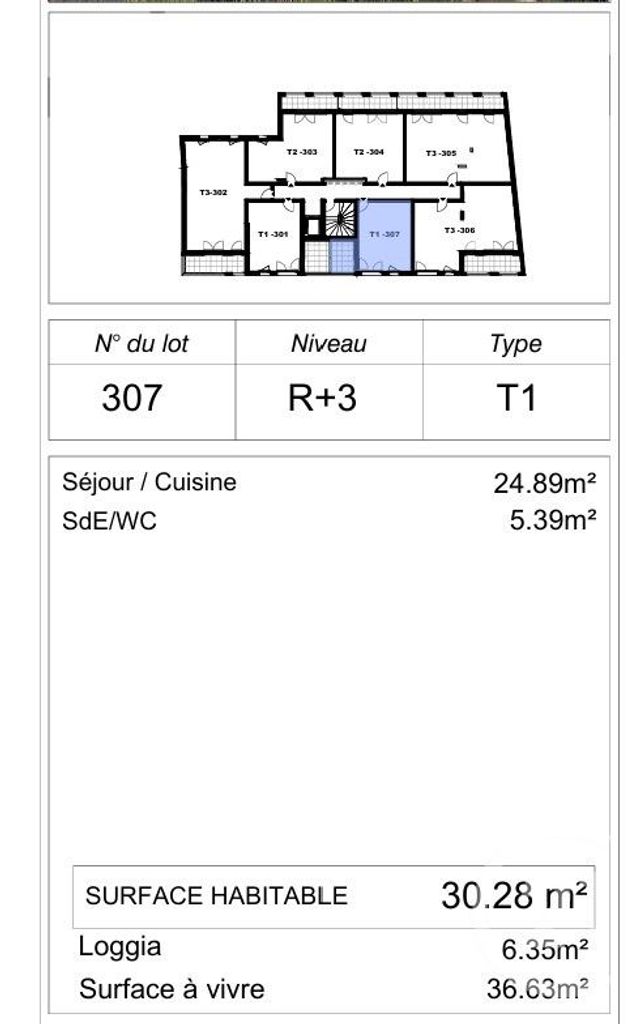 Appartement T1 à vendre - 1 pièce - 30,28 m2 - Nantes - 44 - PAYS-DE-LOIRE