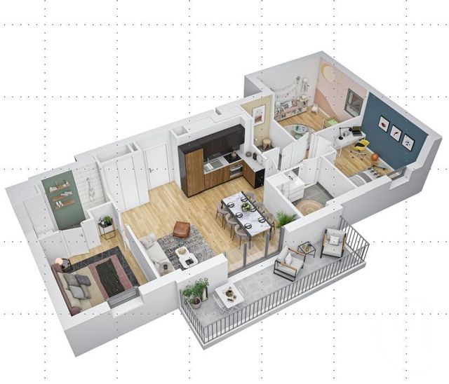 Appartement T4 à vendre - 4 pièces - 73,08 m2 - Nantes - 44 - PAYS-DE-LOIRE