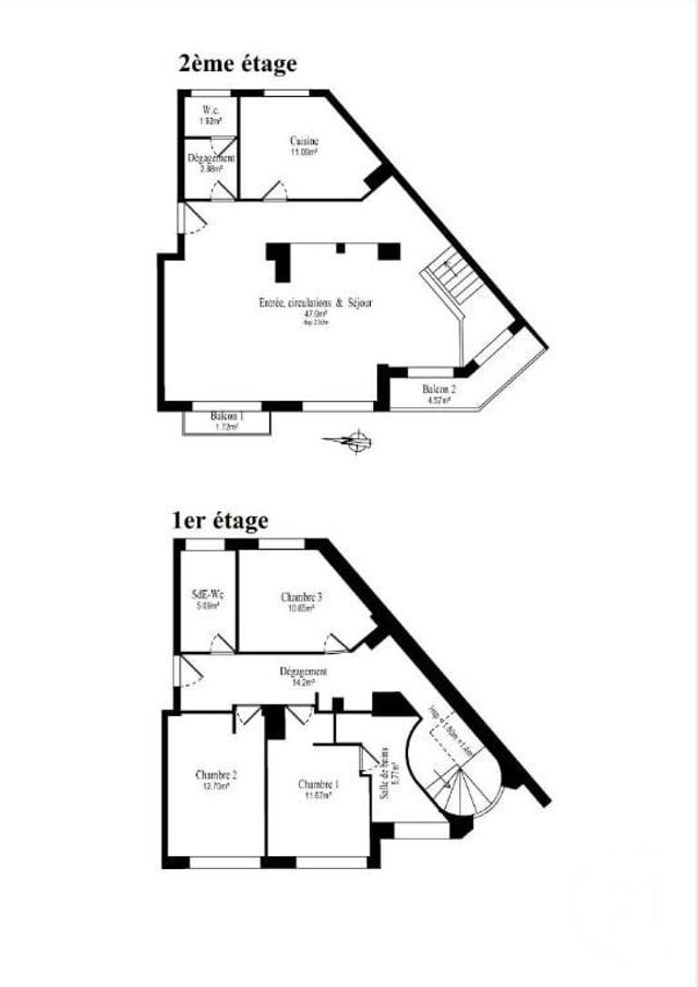 Appartement a louer vanves - 5 pièce(s) - 127 m2 - Surfyn