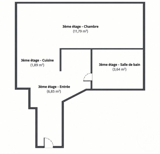 Appartement Studio &agrave; vendre - 1 pi&egrave;ce - 25 m2 - Malakoff - 92 - ILE-DE-FRANCE