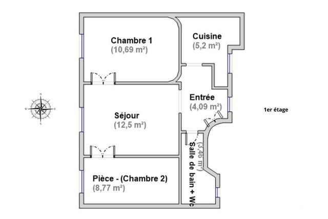 Appartement T3 &agrave; vendre - 3 pi&egrave;ces - 45 m2 - Paris - 75006 - ILE-DE-FRANCE
