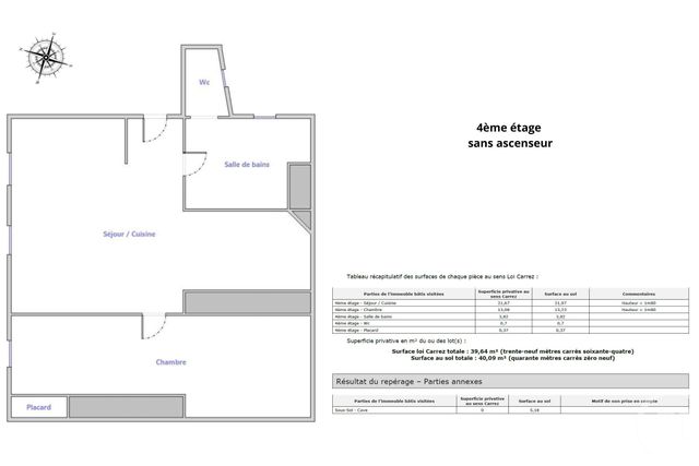 Appartement T2 &agrave; vendre - 2 pi&egrave;ces - 40 m2 - Paris - 75006 - ILE-DE-FRANCE