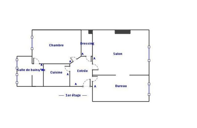 Appartement F3 &agrave; vendre - 3 pi&egrave;ces - 46,56 m2 - Paris - 75007 - ILE-DE-FRANCE