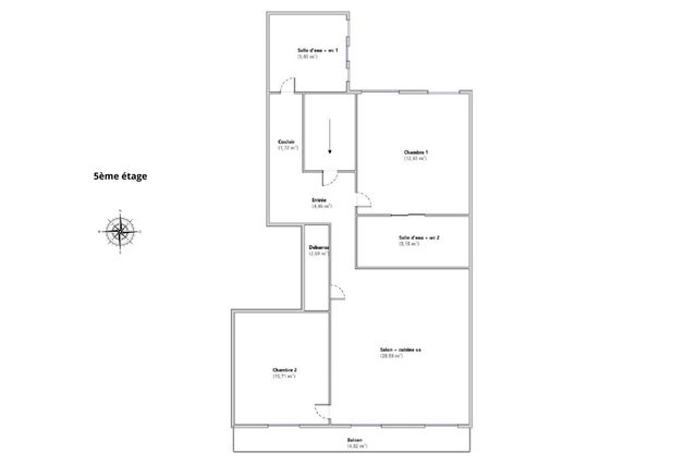 Appartement T3 &agrave; vendre - 3 pi&egrave;ces - 76 m2 - Paris - 75006 - ILE-DE-FRANCE