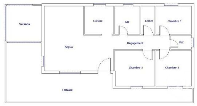 Maison à louer - 5 pièces - 109 m2 - Cussac Fort Medoc - 33 - AQUITAINE