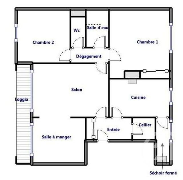 Appartement T3 &agrave; louer - 3 pi&egrave;ces - 81,84 m2 - Merignac - 33 - AQUITAINE
