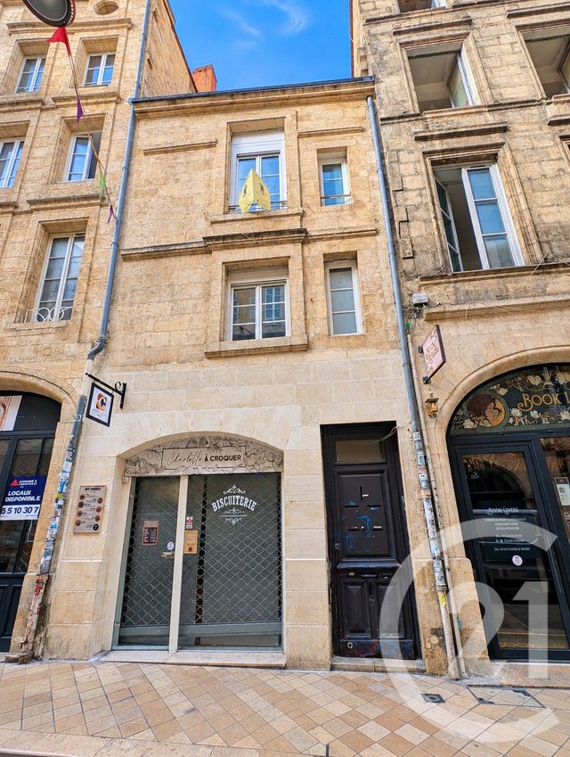 Appartement Studio &agrave; louer - 1 pi&egrave;ce - 32,53 m2 - Bordeaux - 33 - AQUITAINE