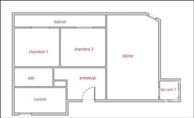 Appartement F4 &agrave; vendre - 4 pi&egrave;ces - 66 m2 - Marseille - 13005 - PROVENCE-ALPES-COTE-D-AZUR