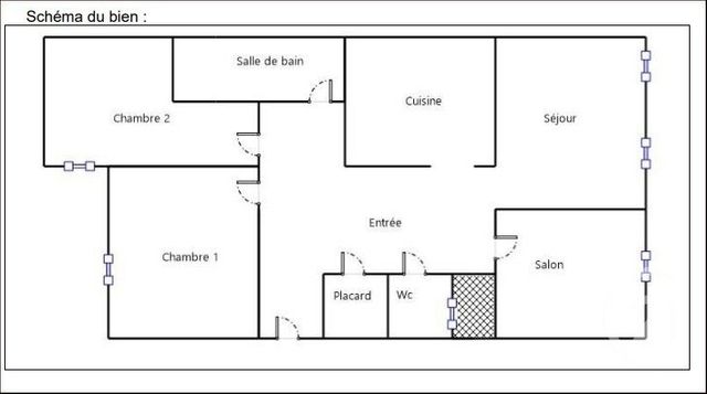 Appartement F4 &agrave; vendre - 4 pi&egrave;ces - 71,05 m2 - Marseille - 13005 - PROVENCE-ALPES-COTE-D-AZUR