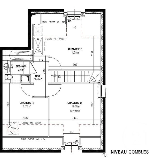 Appartement F5 &agrave; vendre - 5 pi&egrave;ces - 100 m2 - Versailles - 78 - ILE-DE-FRANCE