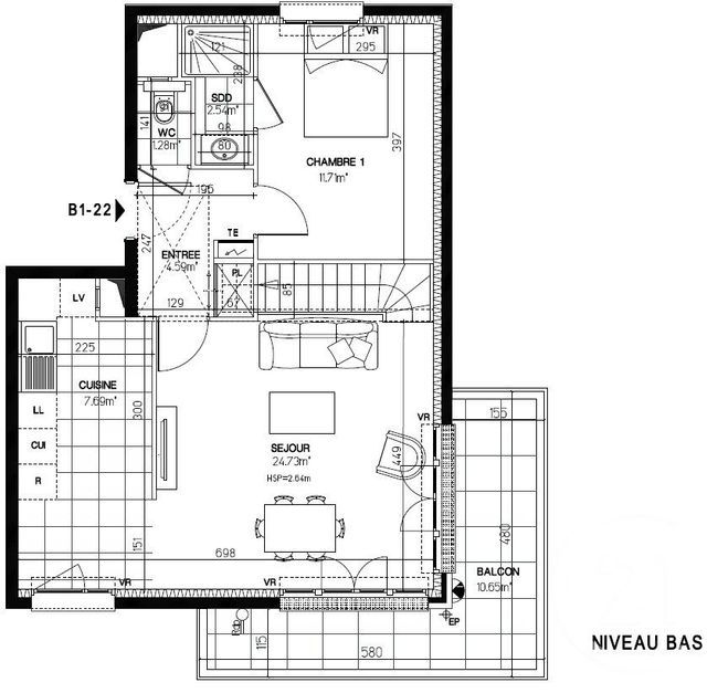 Appartement F5 &agrave; vendre - 5 pi&egrave;ces - 100 m2 - Versailles - 78 - ILE-DE-FRANCE