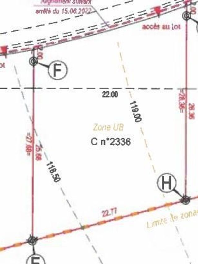 Terrain &agrave; vendre - 611 m2 - Plouagat - 22 - BRETAGNE