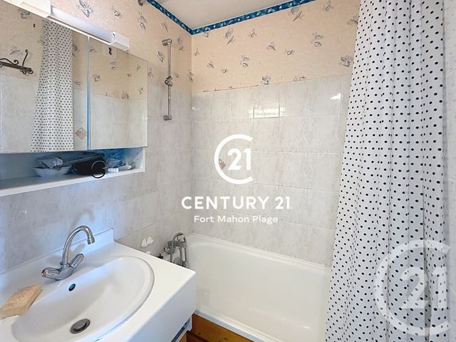 Appartement Studio Cabine &agrave; vendre - 1 pi&egrave;ce - 19 m2 - Fort Mahon Plage - 80 - PICARDIE