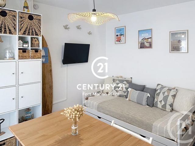 Appartement Studio Cabine &agrave; vendre - 1 pi&egrave;ce - 25 m2 - Fort Mahon Plage - 80 - PICARDIE