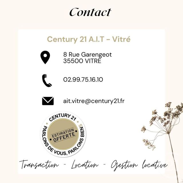 Appartement F2 &agrave; louer - 2 pi&egrave;ces - 42,69 m2 - Vitre - 35 - BRETAGNE