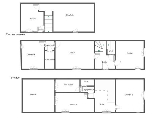 Maison &agrave; louer - 5 pi&egrave;ces - 96,68 m2 - Vitre - 35 - BRETAGNE