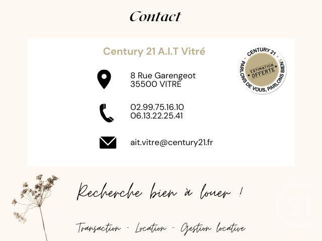Maison &agrave; louer - 2 pi&egrave;ces - 67 m2 - Vitre - 35 - BRETAGNE